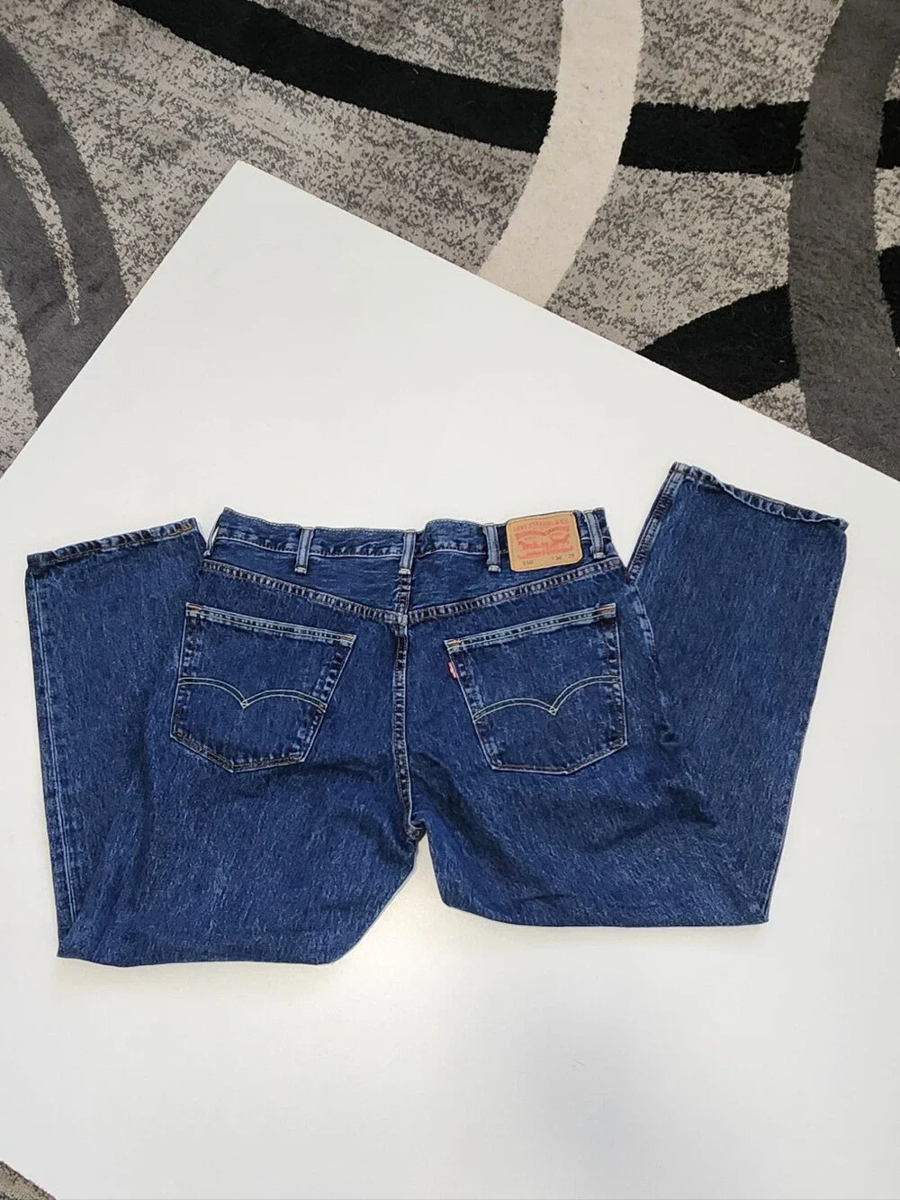 Levi's 550 Relaxed Fit Jeans Men's Size W38 L29 Dark Wash